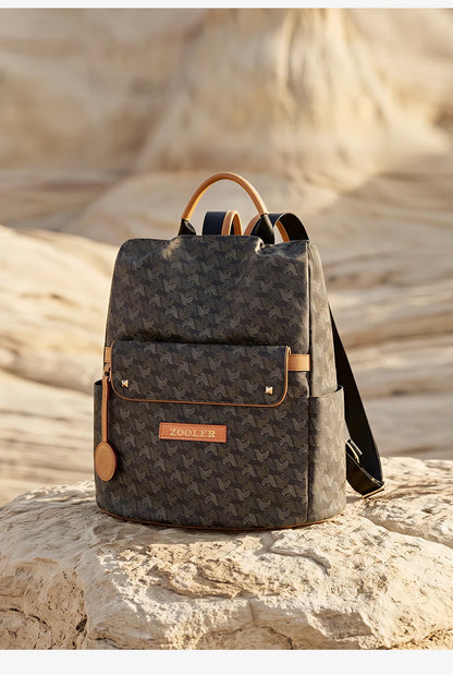 ZOOLER Nylon Embossed Backpack
