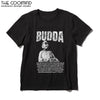 COOLMIND U0003 Buddha Statue Graphic Cotton Tee