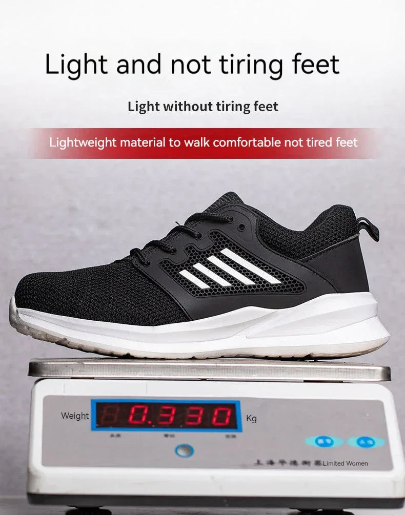 Unisex Durable Safety Work Shoes With Steel Toes & Anti-puncture Features - ShopHub