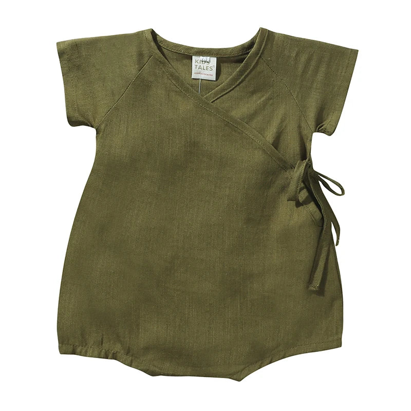 Kids Tales Sunny Days Cotton-Linen Baby & Toddler Romper