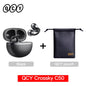 QCY CT06 Open Ear Wireless Earbuds with 4-Mic Calls and Bass Boost - Bluetooth 6.0 Clip-On Sports Headphones with 35 Hours Playtime - ShopHub