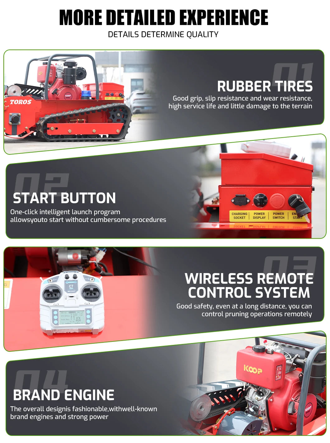 New Arrival Mini Customized Farm Lawn Mower 600mm Home Robotic Diesel Power Crawler Customized Lawn Mower For Grass Cutting