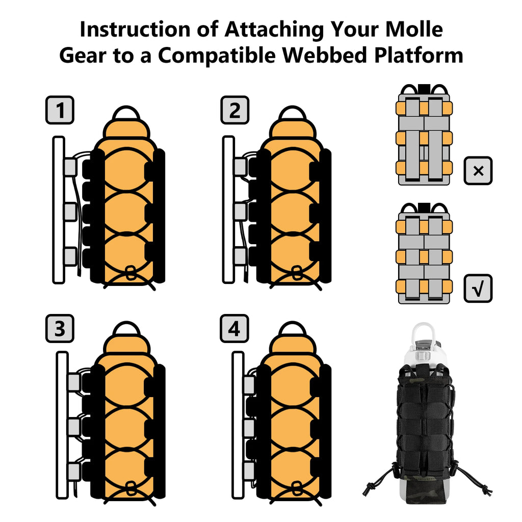 BASSDASH Water Bottle Holder Pouch ShopHub