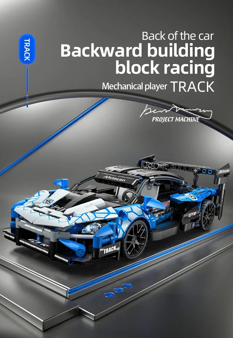 TOYLINX 1/18 Supercar Racing Building Block Set! - ShopHub