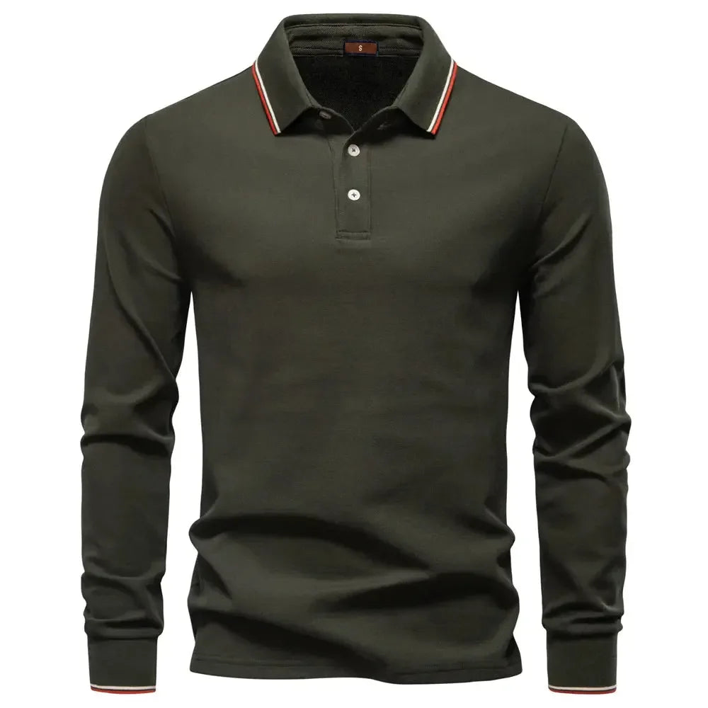 AIOPESON Men's Mock Neck Polo Shirts - ShopHub