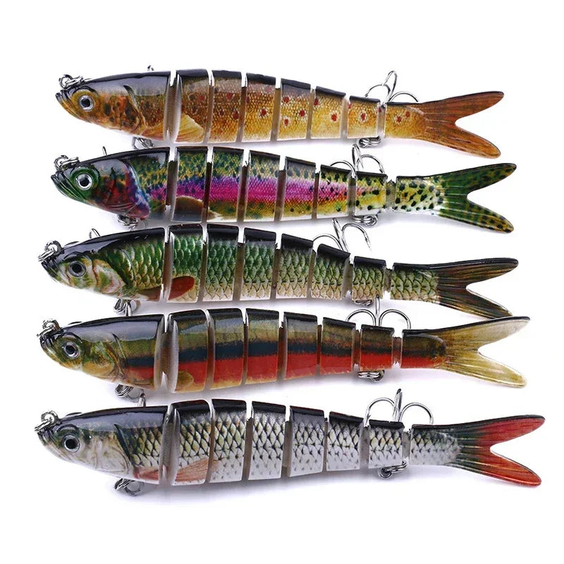 Multi-Jointed Bionic Fishing Lure 10cm/12.4g – 1/3/5pcs Habicare