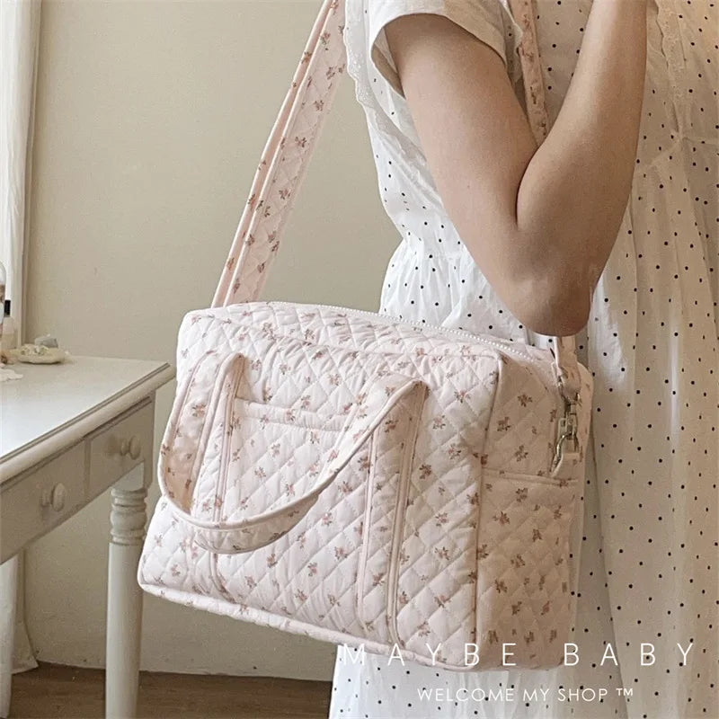 Large Capacity Floral Maternity Bag