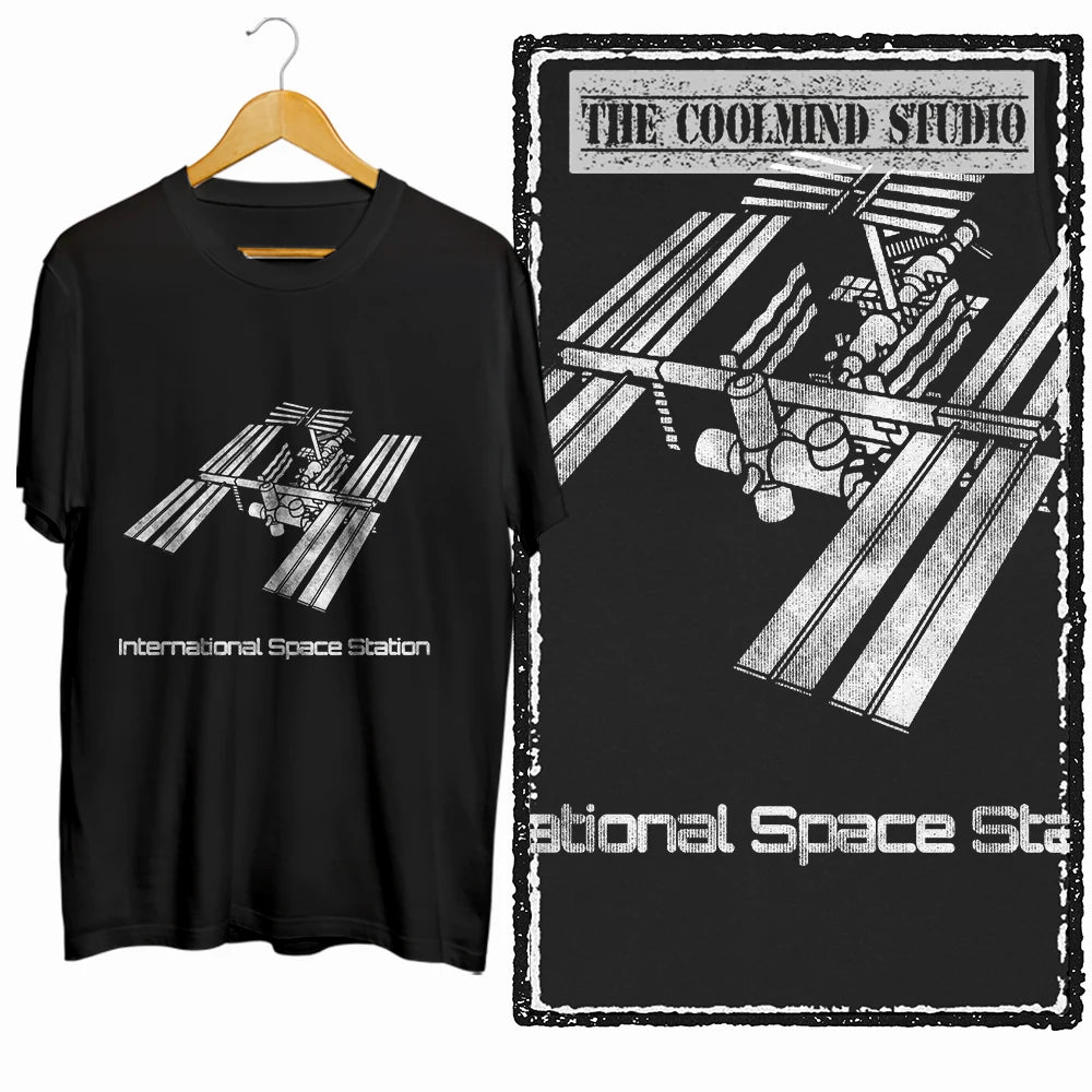 COOLMIND Z1150 ISS Space Station Graphic Cotton Tee