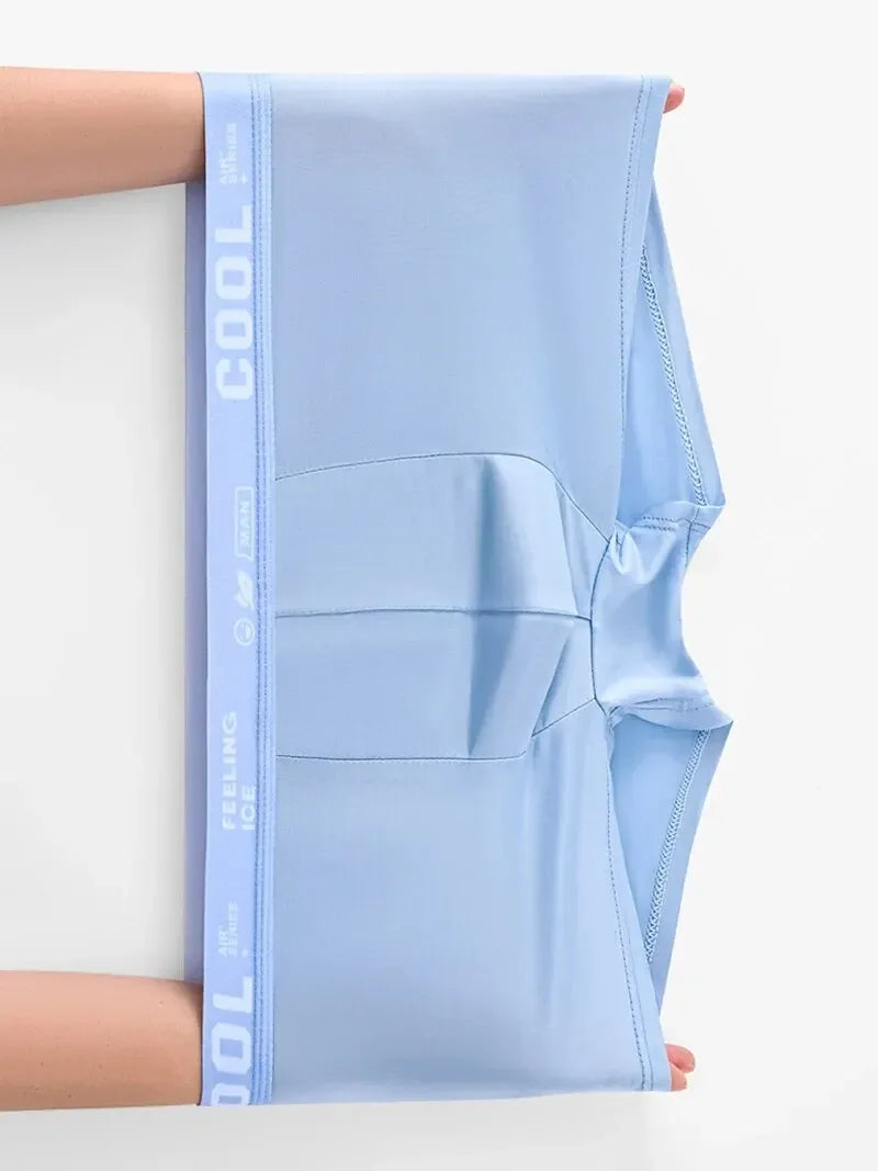 4 Pack Men's Ice Silk Boxer Shorts - ShopHub