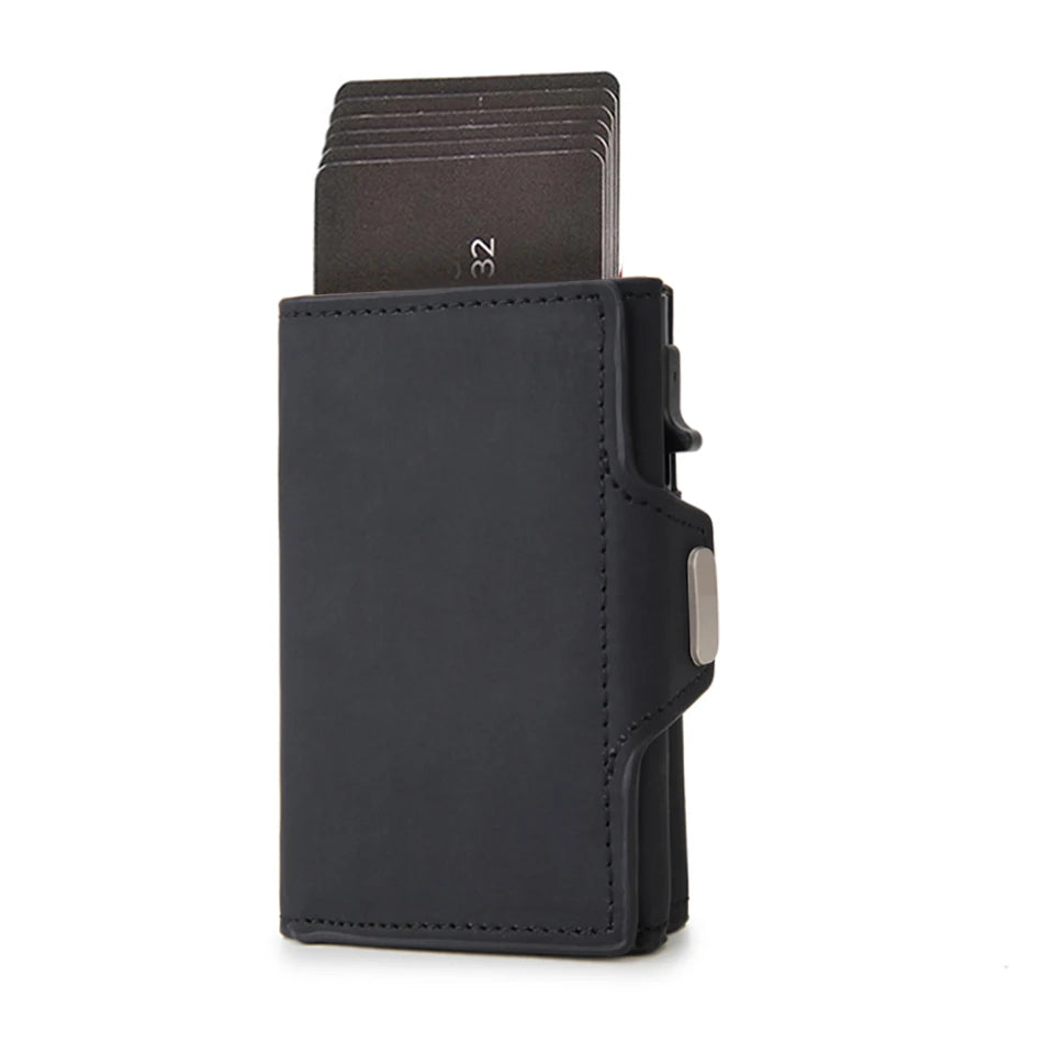 Rfid Carbon Fiber Card Holder Wallets