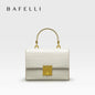 BAFELLI Crocodile-Grain Leather Flap Bag