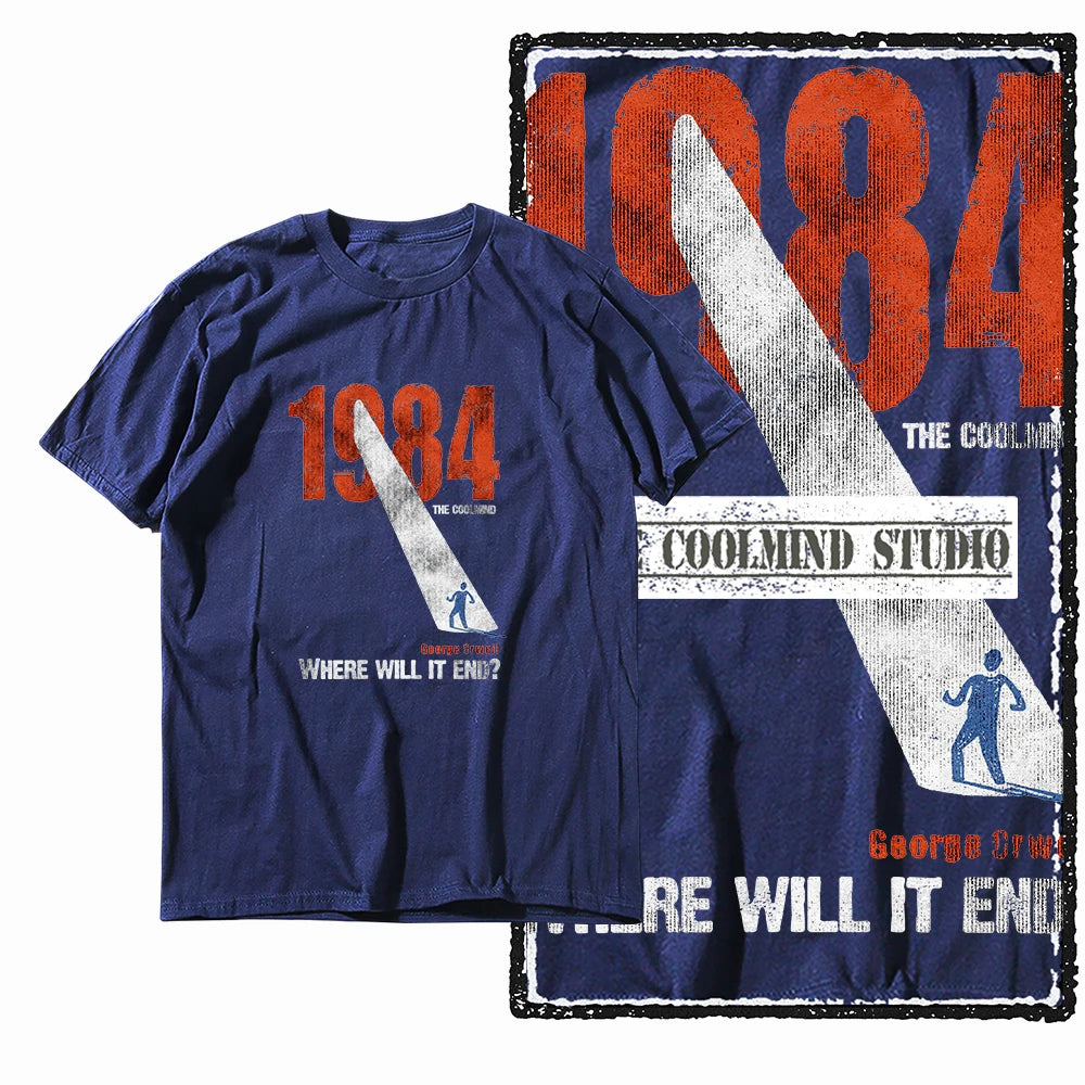COOLMIND X0001 1984 Graphic Cotton Tee