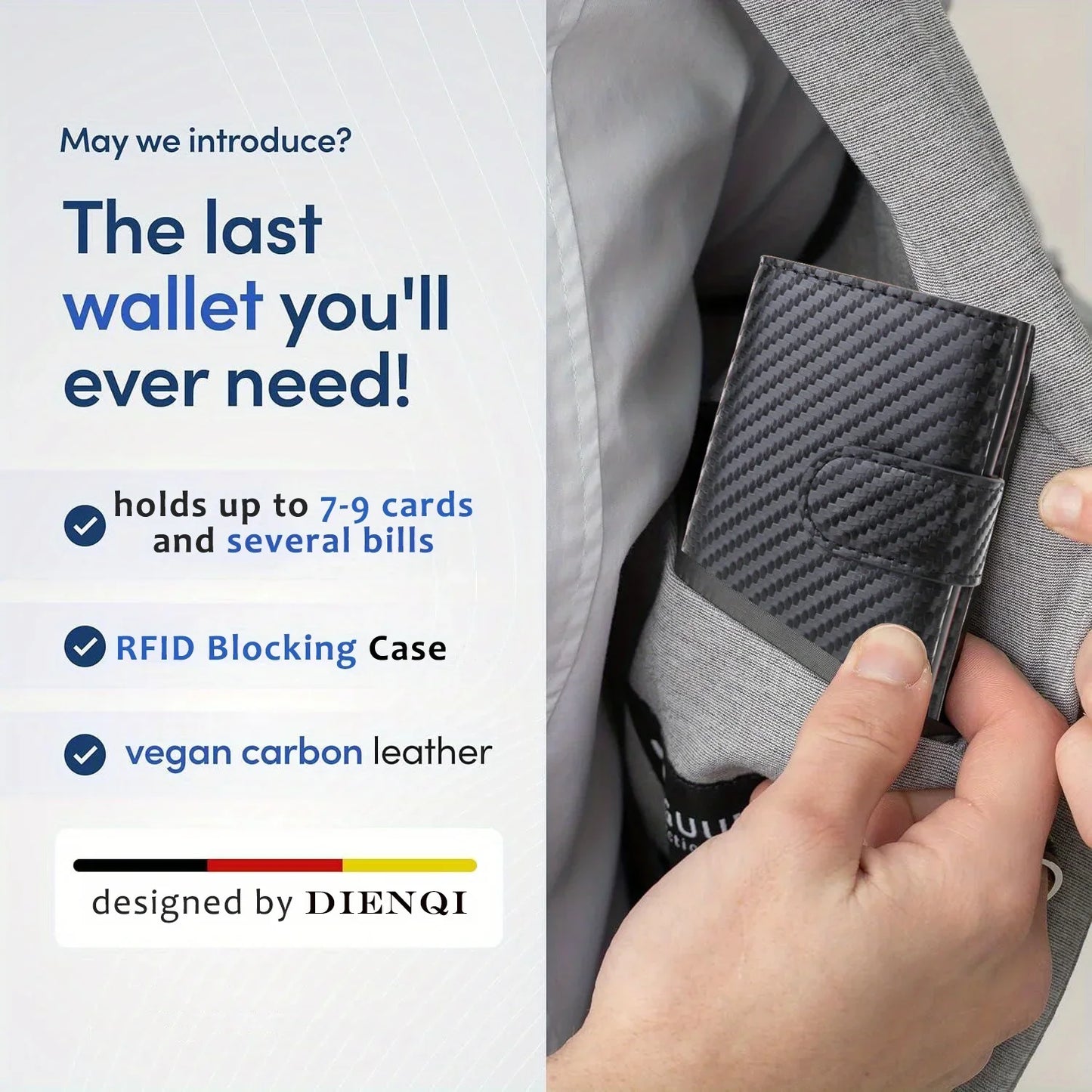DIENQI Trifold Wallets