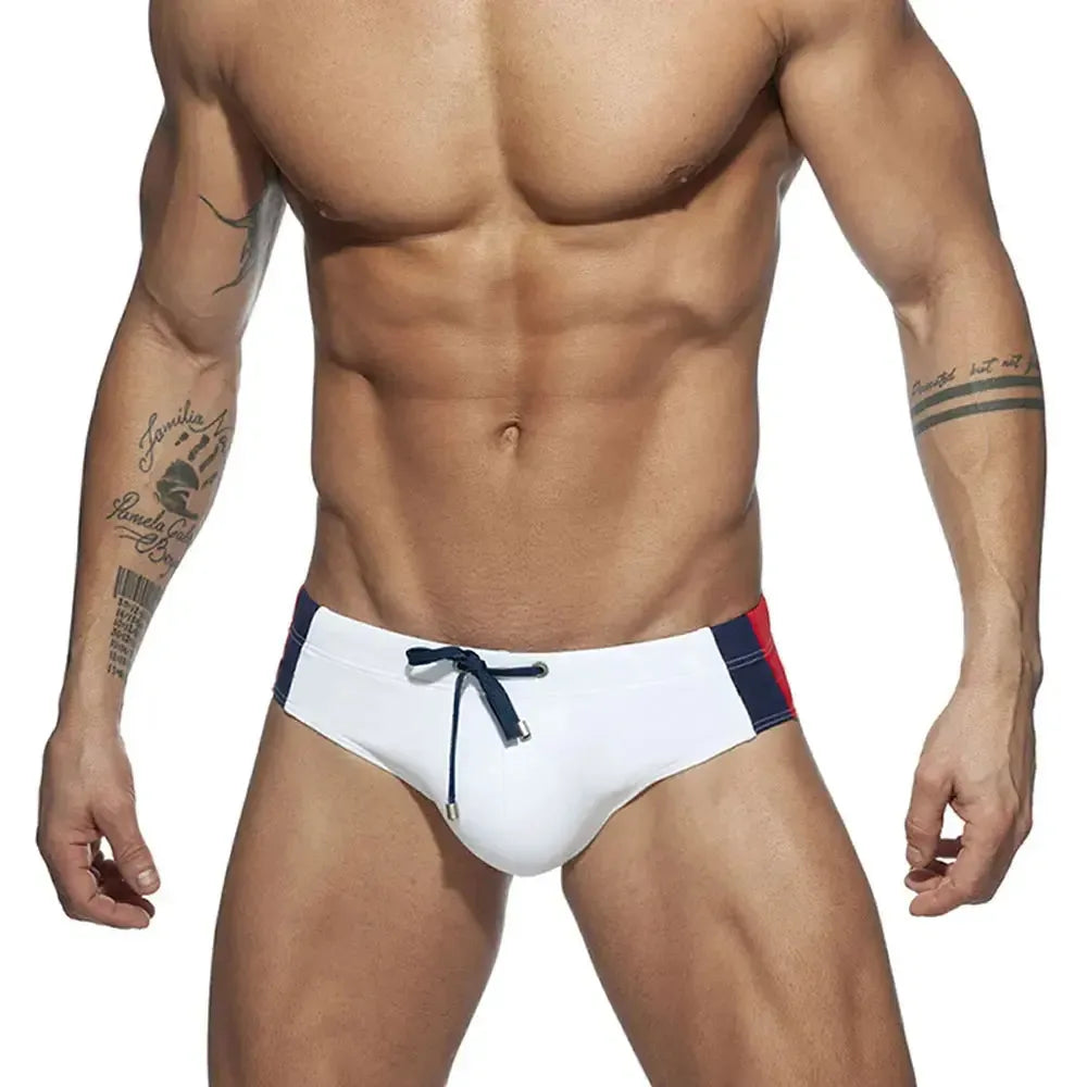 UXH Men's Low Waist Swim Briefs - ShopHub