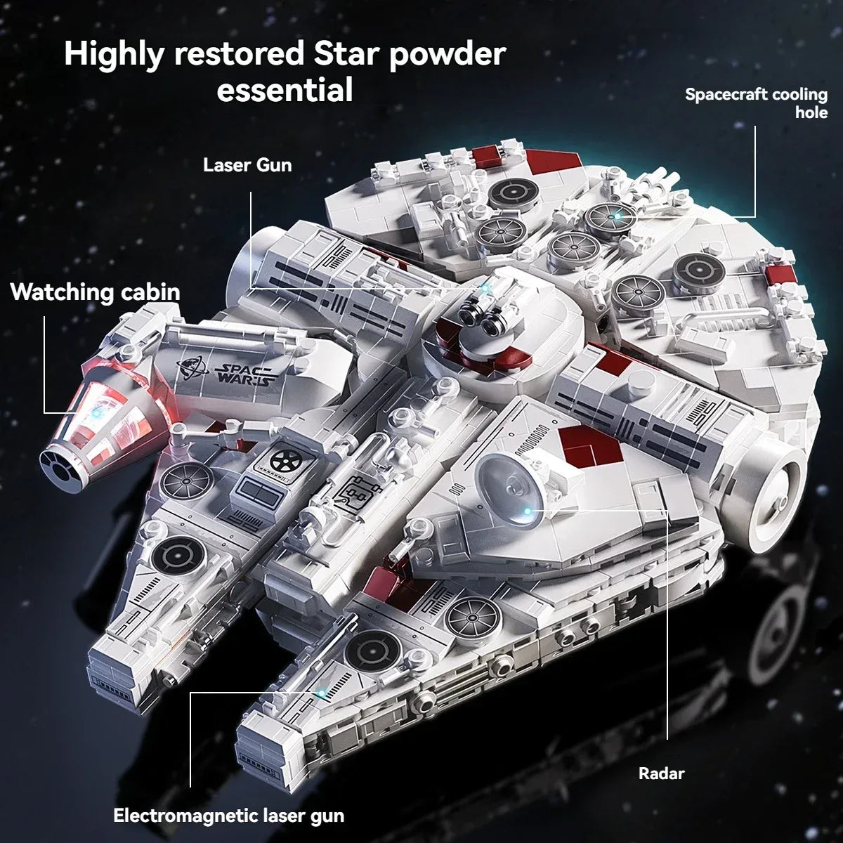 TOYLINX Millennium Falcon Building Blocks Kit! - ShopHub