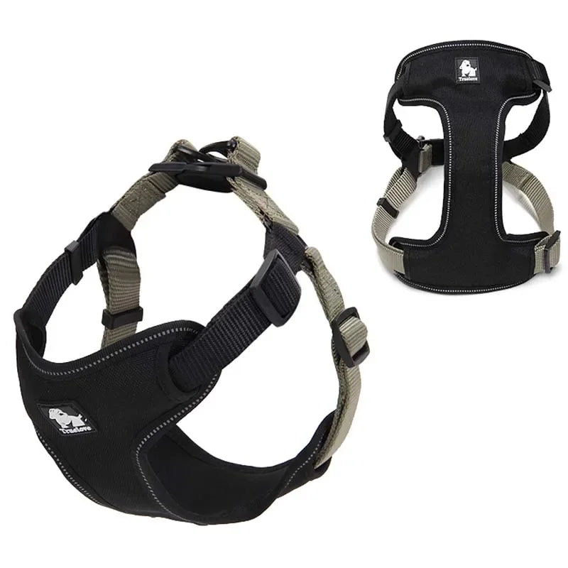 Truelove Padded Reflective Dog Harness Vest Pet Step in Harness Adjustable No Pulling Pet Harnesses for Small Medium Dog TLH5951