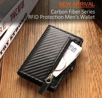 Compact Men's Wallets With RFID Protection