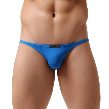 BRAVE PERSON Sexy Men's Mini Briefs Low Waist Smooth Ice Silk Nylon Underpants