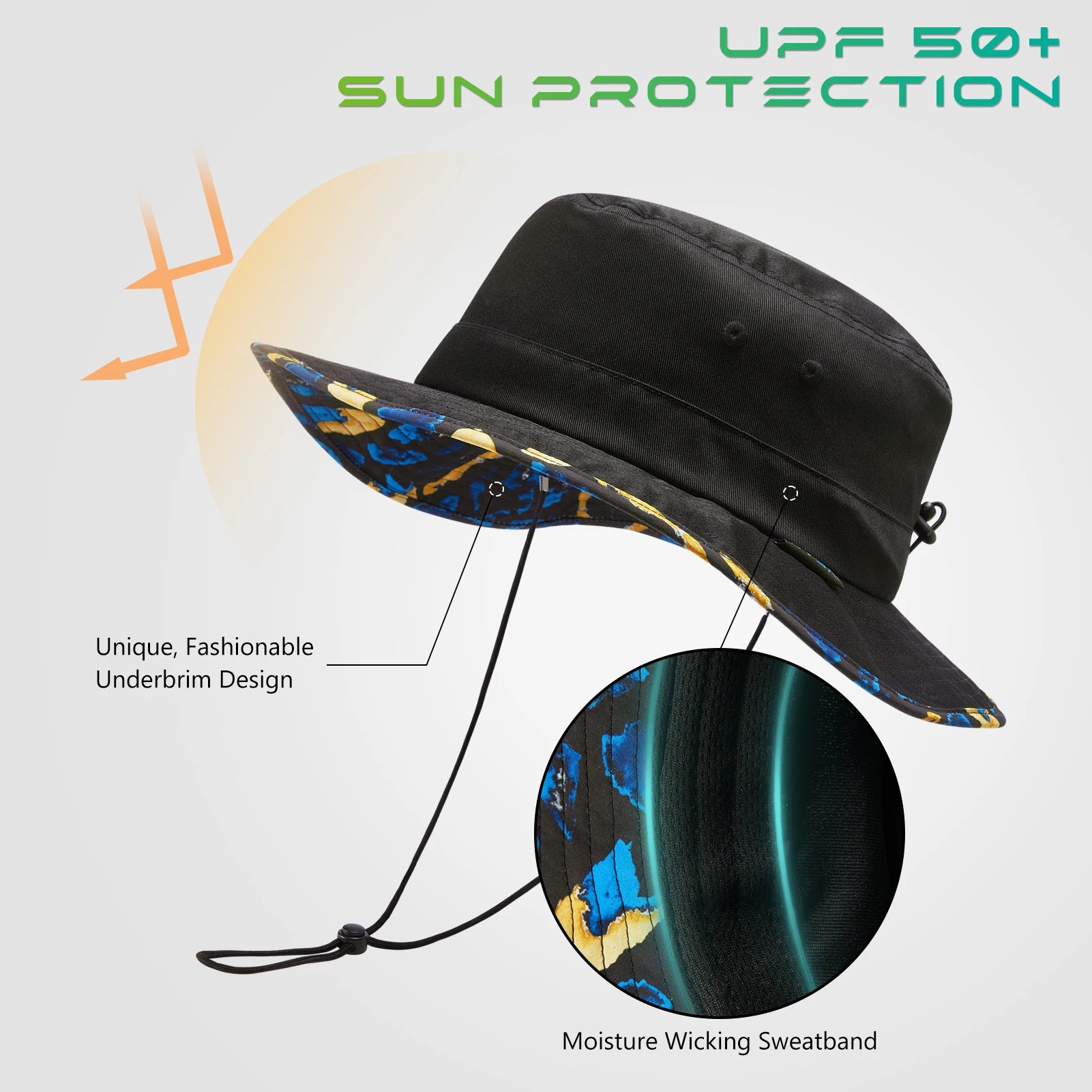 UPF 50+ Foldable Sun Hat