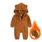 Kids Tales Little Bear Cotton-Blend Zip Baby Romper
