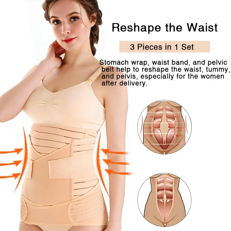 3in1 Postpartum Belly Band & Support