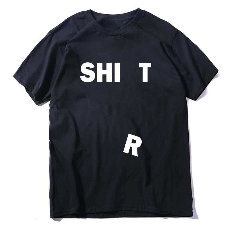 COOLMIND FU0123A Funny Graphic Cotton Tee
