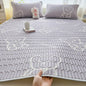 Cooling silk mattress pad set by ShopHub NZ, designed for comfort and breathability during summer nights.