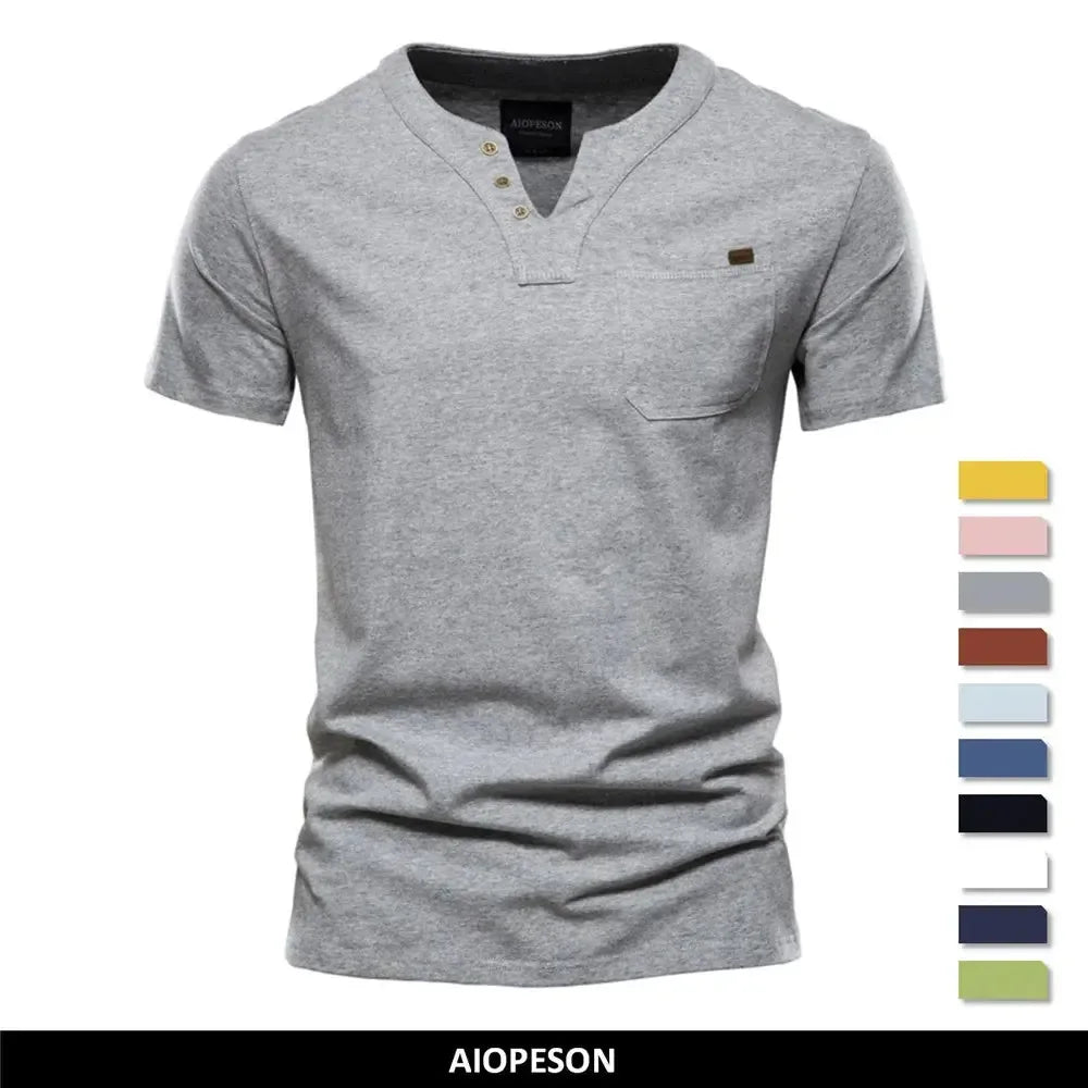 AIOPESON Casual Cotton Men's T-Shirts - ShopHub