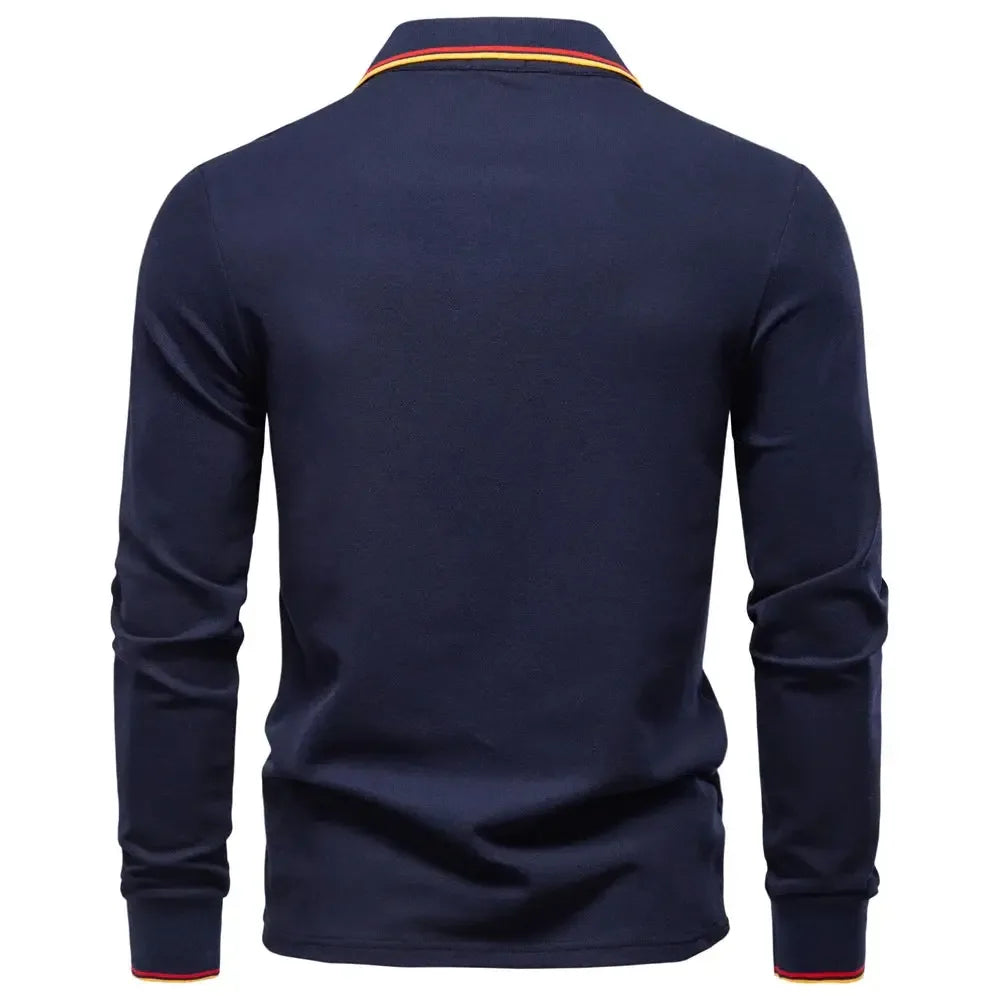 AIOPESON Men's Mock Neck Polo Shirts - ShopHub