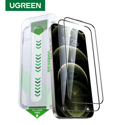 UGREEN Automatic Dust-free Screen Protector for iPhone 17 Pro Max, 16 Pro & More—2 Pack