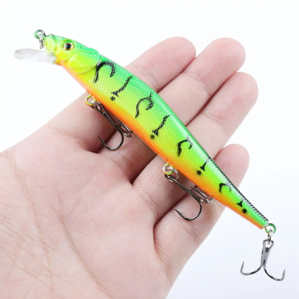 Bionic Hard Fishing Lure with 3D Eyes (11.5cm/14g) – 5/10pcs Habicare