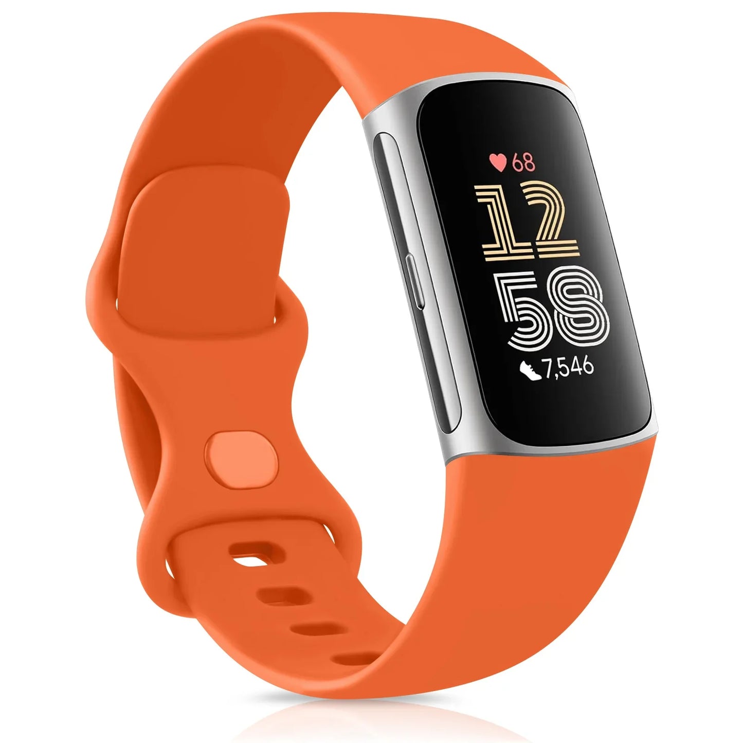 Silicone Sport Strap for the Fitbit Charge 5 Series (25 colours available) Habicare