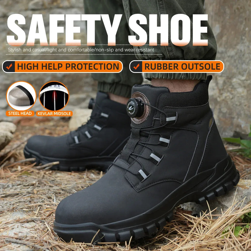Men's Waterproof Safety Boots - ShopHub