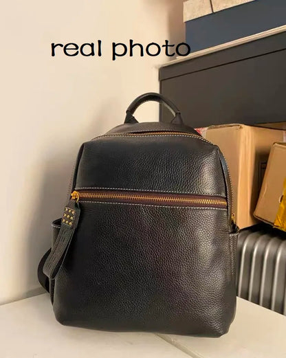 ZOOLER Top Sell Genuine leather Backpack Women Real Leather Travel Bags Style Backpack Soft Skin Female School Girl  Bags MY113