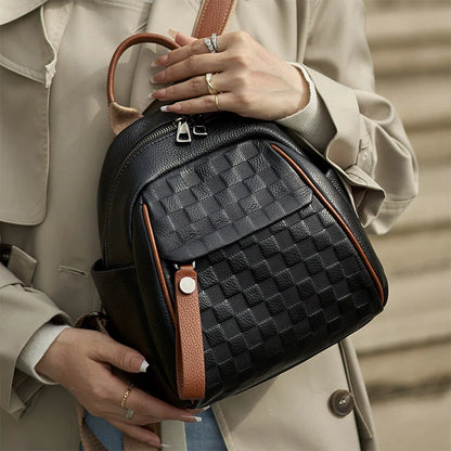 ZOOLER Hot Seller Women Backpack Full Skin 100% Genuine Leather Backpack Pattern Travel Bag Fashion Business Need #sc1368