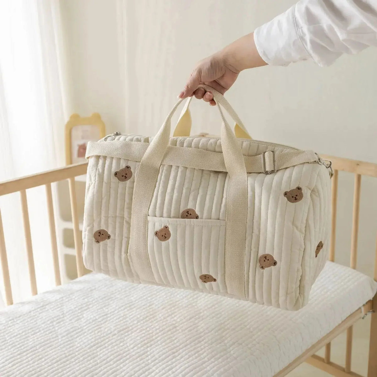 Large Mommy Bag Maternity Baby Diaper Storage Bag Large Capacity Baby Items Organizer Women Travel Bag Multi-functional Handbag