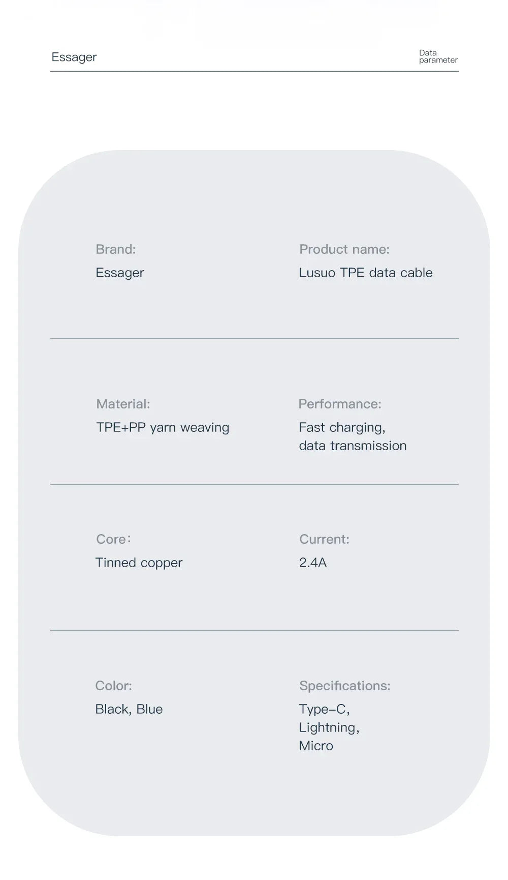 Essager USB Cable - ShopHub