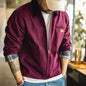 Maden Men's Retro J001 Detroit Jacket Heavyweight Canvas Hunting Coat Lapel Collar Work Jackets with Zipper for Spring Fall