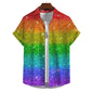 Men’s 3D Print Rainbow Shirt (10 different designs available) Habicare