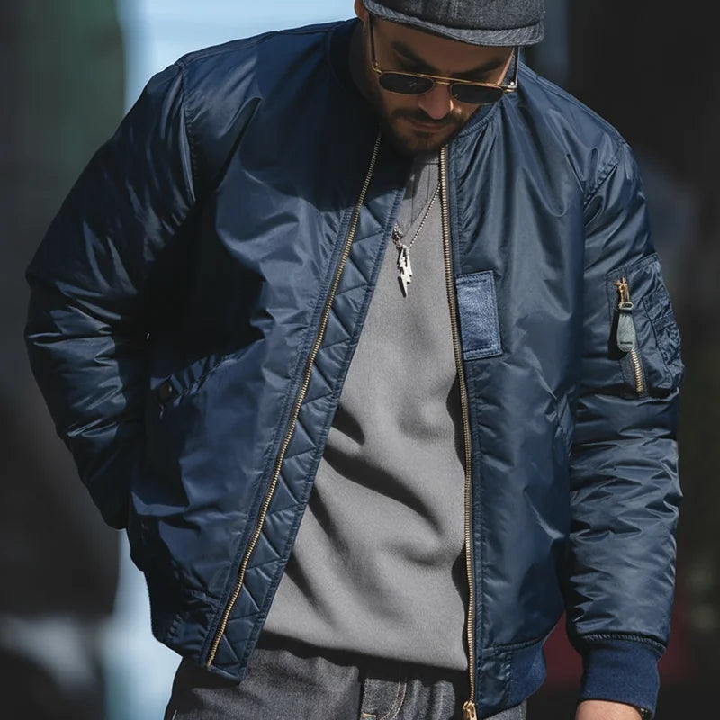 MADEN Padded Flight Jacket | Military Green or Navy