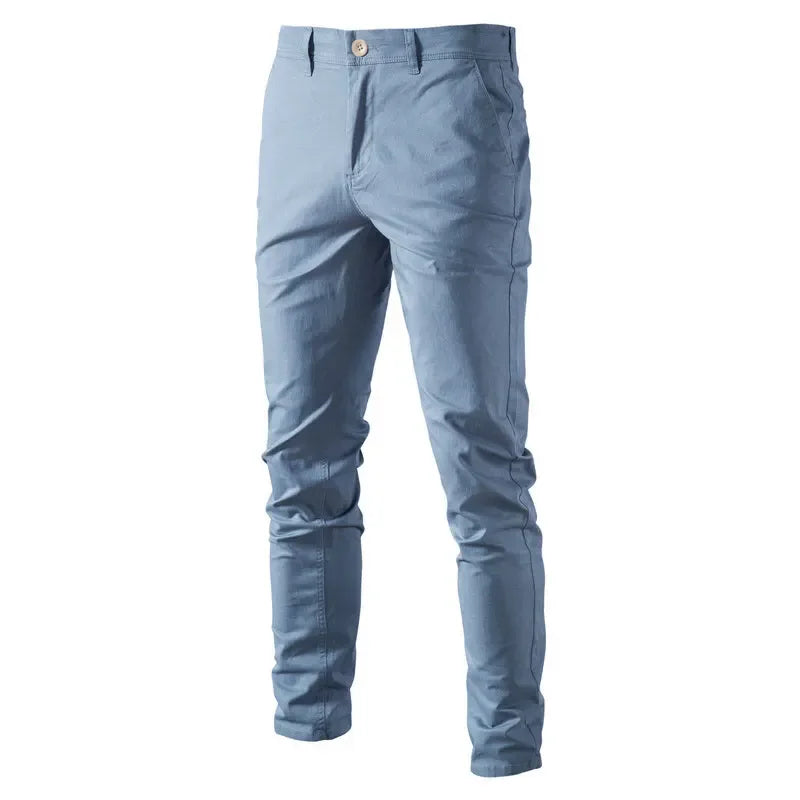 AIOPESON's Casual Cotton Men Trousers - ShopHub