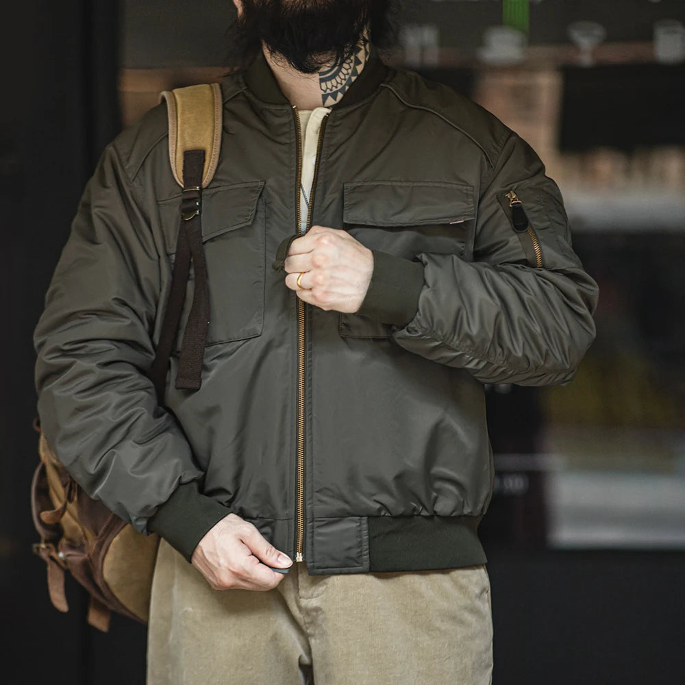 MADEN Bomber Jacket | Black or Army Green