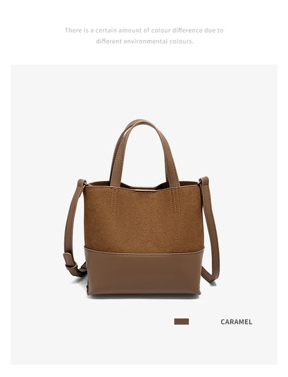FOXER PU Leather Women's Handbag 2026 Stylish Retro Tote Bag Large Capacity Shoulder Bag for Daily Commute