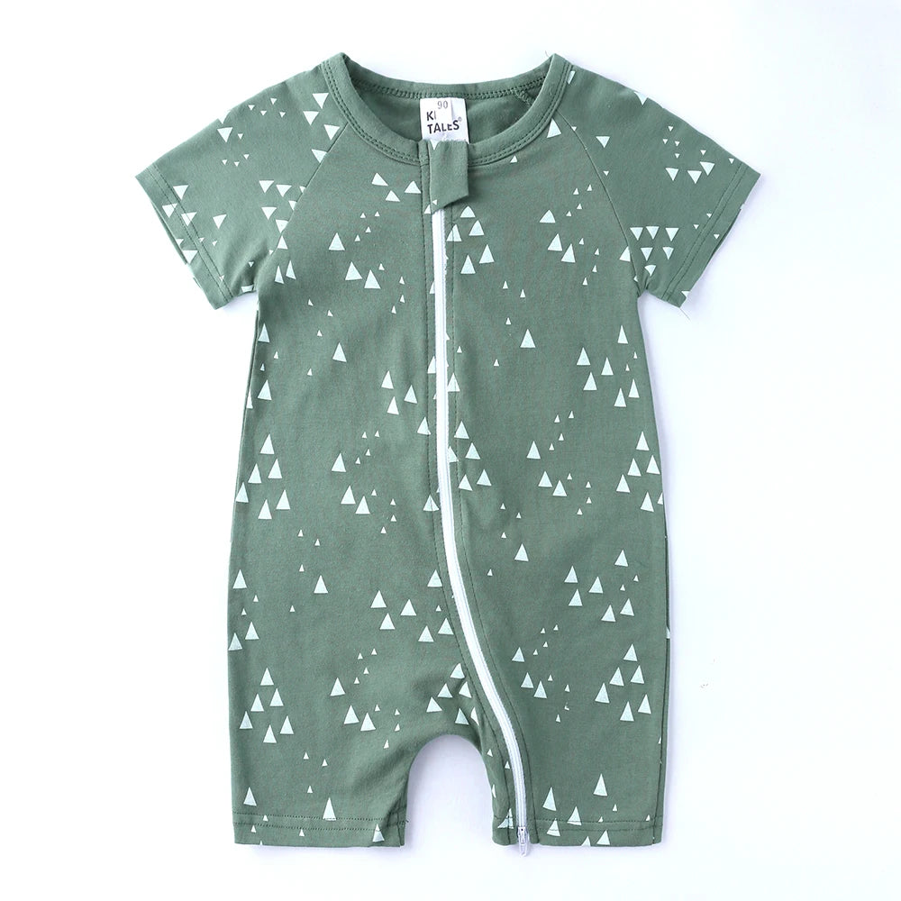 Kids Tales Sunshine Stories Cotton-Blend Printed Romper