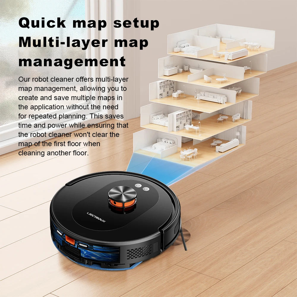 2026 Liectroux T9 Robot Vacuum Cleaner
