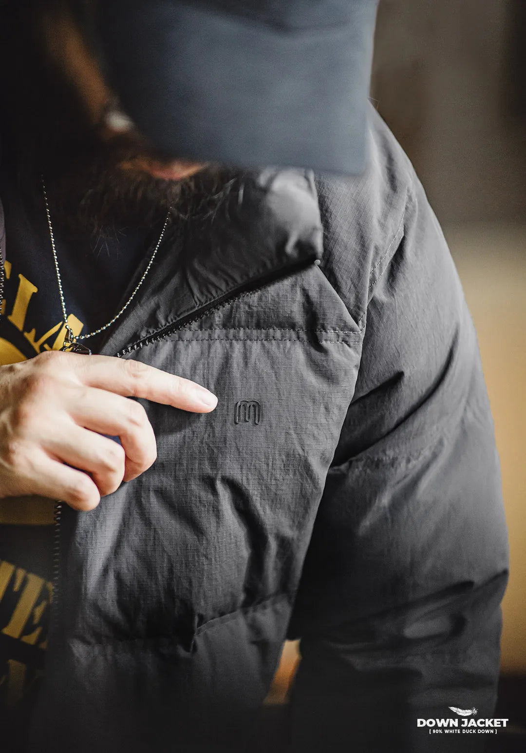 Maden White Duck Down Jacket