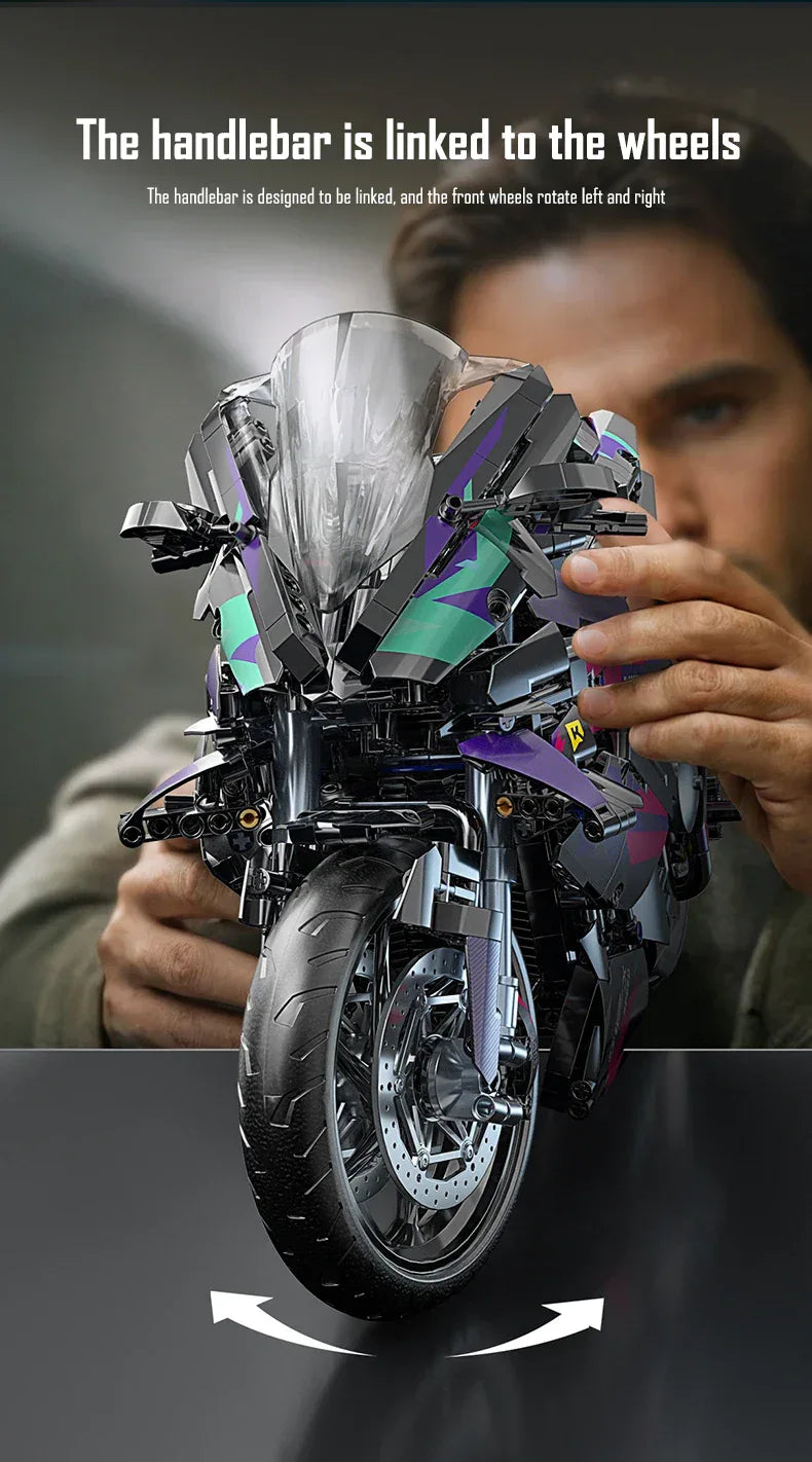 TOYLINX Motorcycle Building Blocks Set! - ShopHub