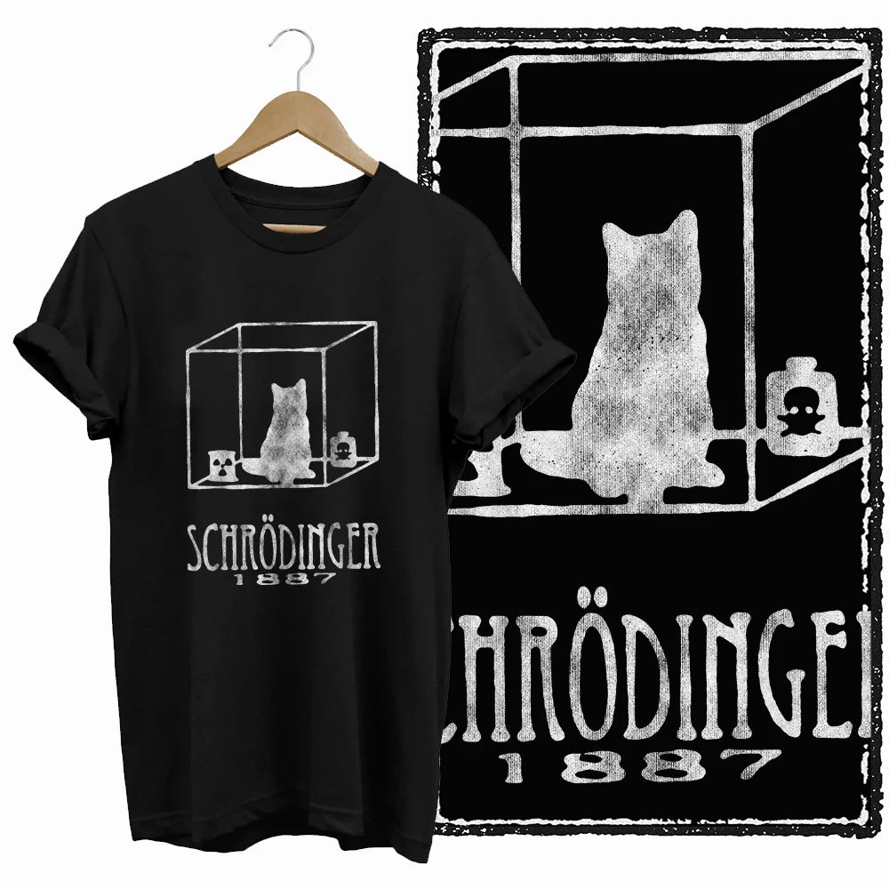 COOLMIND Black Cat Graphic Cotton T-Shirt | Women's Design Collection