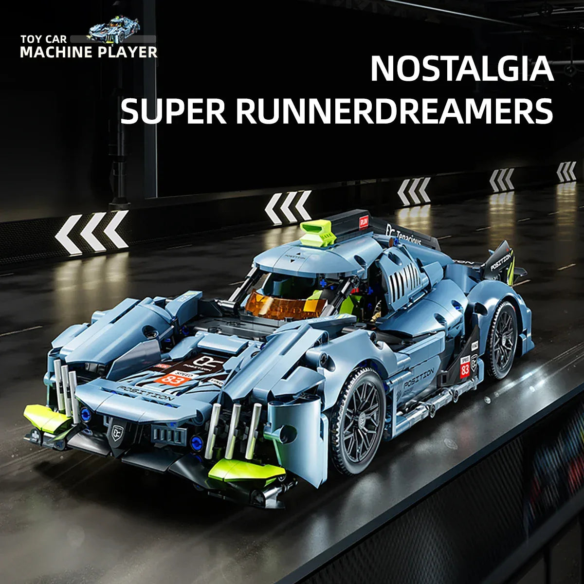 TOYLINX 1:14 Racing Car Building Blocks - ShopHub