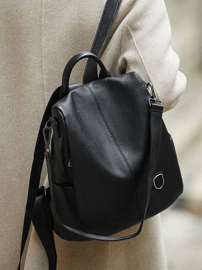 ZOOLER Hot Seller Women Cow Backpack 100% Genuine Leather Backpack Causal School Bags Travel Cowskin Female Backpacks#Z186